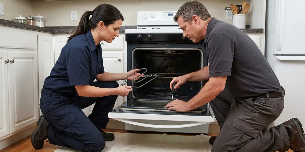 Oven Heating Element Replacement in West Springfield, MA