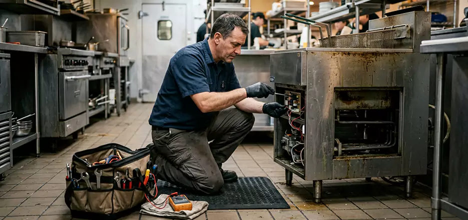 Industrial Fryer Thermostat Repair in West Springfield